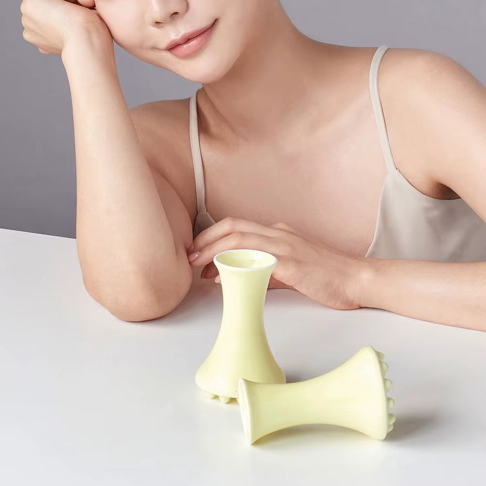 Ceramic Gua Sha Massage Tool Face and Body Guasha Lymphatic Muscle Relief Massage Guasha Board