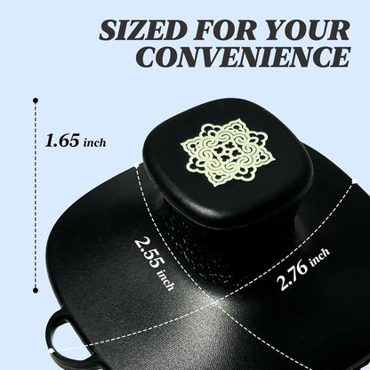 [K-Beauty]  Porcelain-Skin Facial Polishing Brush | Non-Slip Face and Body Silicone Scrubber | Korean Skin Care Facial Cleansing Brush | Portable Face Scrubber Exfoliator (Black)